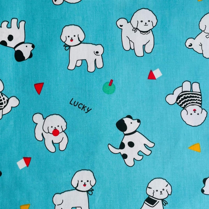 DMFR Cotton Fabric Squares 5x5 Charm Packs for Quilting 5 inch for Baby Boy Sewing Patchwork 42pcs (Dog Fabric) - Image 5